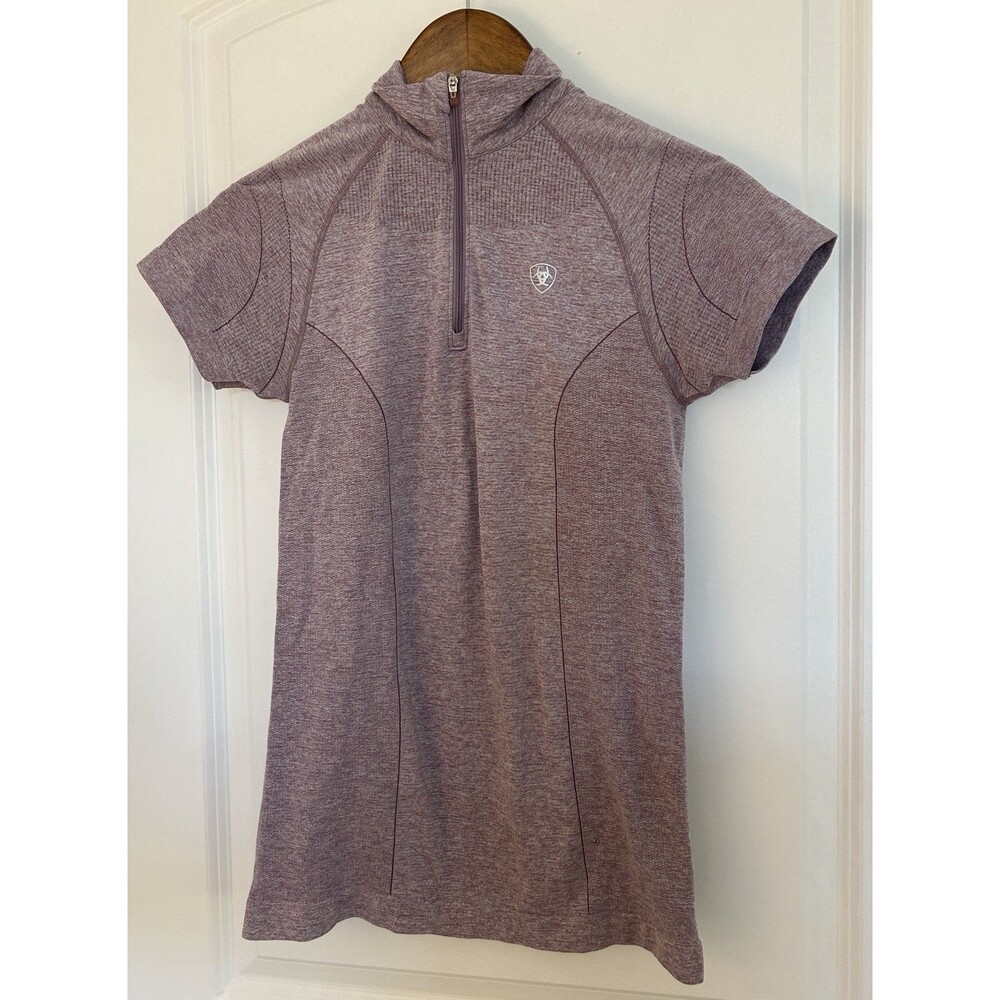 Ariat Tek Shirt Medium Baselayer Seamless Active Tennis Golf Heat Sun Protection - Picture 4 of 11